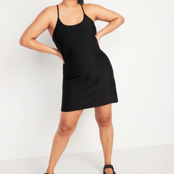 Old Navy | Dresses | Old Navy Black Athletic Dress | Poshmark